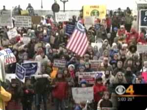 Click for Denver TV coverage of the rally