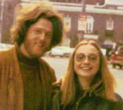 Hillary and President Clinton circa 1970
