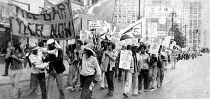 March in Detroit, May 1976 to FREE GARY TYLER NOW