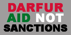Darfur AID not sanctions