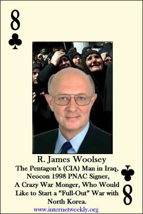 Woolsey was eight of clubs in the Neocon deck of villains