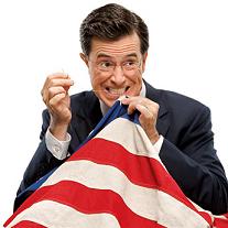 Stephen Colbert takes on Betsy Ross