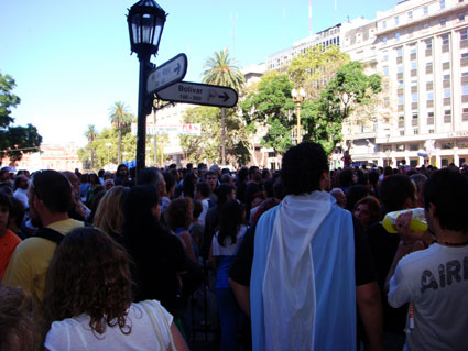 Argentina plaza protest