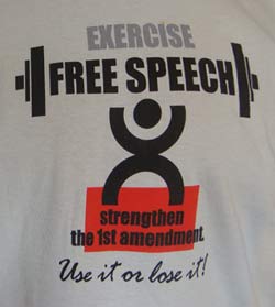 Free Speech -use it or loose it.