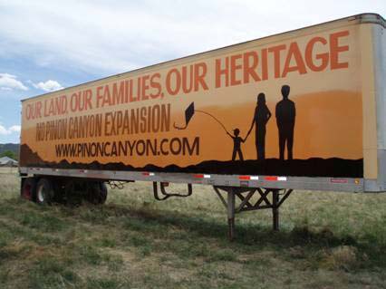 Pinon Canyon- Our land, our families, our heritage -PCEOC