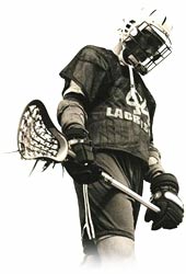 Lacrosse baggataway warrior