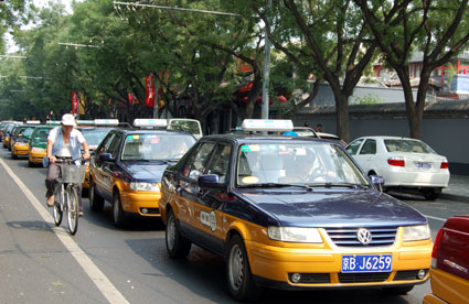 Beijing Olympics taxis