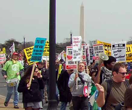 ANSWER March on the Pentagon, Mar 21, 2009