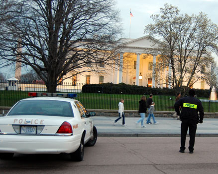 White house police presence