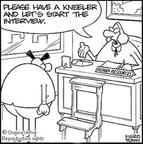 Jobless interview