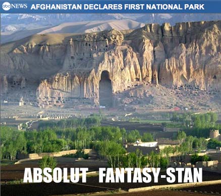 First Afghanistan National Park is an hallucination