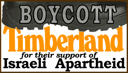 for support of Israeli Apartheid